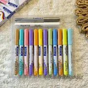 Doms Super Soft Tip Pastel Shades Brush Pen 14 Colors_img_1