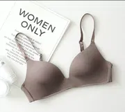 women Seamless t-shirt bra Underwear Sexy Gathered Bras Soft Breathable Bras Solid Color Underwear Girls Women Underwear Accessories_img_13