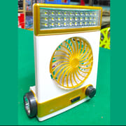 Rechargeable Fan - Multifunctional Four-In-One Solar Fan With Lamp Flashlight Function,CN Plug and Solar Charging_img_0