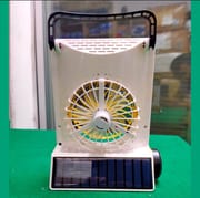 Rechargeable Fan - Multifunctional Four-In-One Solar Fan With Lamp Flashlight Function,CN Plug and Solar Charging_img_2