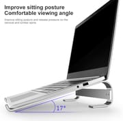 Laptop Stand - Premium Quality Aluminum Alloy Base Laptop Stand Height Increasing Laptop Support Stand Heat Dissipation Rack_img_0