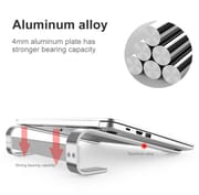Laptop Stand - Premium Quality Aluminum Alloy Base Laptop Stand Height Increasing Laptop Support Stand Heat Dissipation Rack_img_5