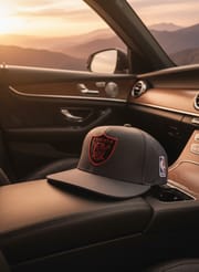 Premium Raiders Cap – Midnight Onyx / Arctic Navy / Urban Smoke | Embroidered Shield Logo | Unisex Sports Hat By Brandz X_img_6