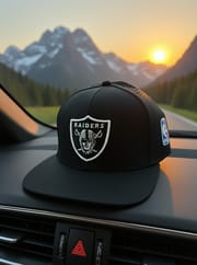 Premium Raiders Cap – Midnight Onyx / Arctic Navy / Urban Smoke | Embroidered Shield Logo | Unisex Sports Hat By Brandz X_img_7