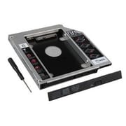 Universal Caddy 9.5mm SATA to SATA 2nd SSD HDD Hard Drive Caddy (Comparable Fit: 9mm) Support All Brand Laptop_img_7