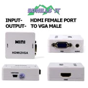 HDMI to VGA CONVERTER - HDMI FEMALE PORT TO VGA MALE - 1080P_img_1