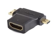 3 in 1 HDMI Rotor- 3 in 1 T Shape HDMI Female to Mini & Micro HDMI Male 90 Degree Multi Adapter Converter-Hdmi Female to Mini & Micro_img_2