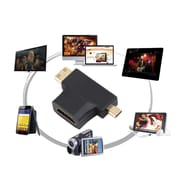 3 in 1 HDMI Rotor- 3 in 1 T Shape HDMI Female to Mini & Micro HDMI Male 90 Degree Multi Adapter Converter-Hdmi Female to Mini & Micro_img_6
