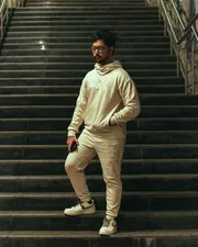 HB Hoodie Joggers Set Off-White_img_1