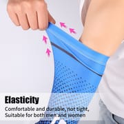 2pcs Men Sun UV Protection Ice Silk Long Sleeve Cover Arm Sleeves Sunscreen Arm Outdoor Cool Sports Cycling Hand Protector_img_11
