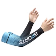 2pcs Men Sun UV Protection Ice Silk Long Sleeve Cover Arm Sleeves Sunscreen Arm Outdoor Cool Sports Cycling Hand Protector_img_14