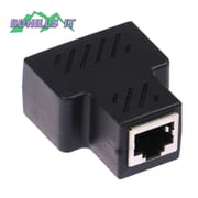 1 To 2 Ways RJ45 Female Splitter Ethernet Network Cable Double Connector Adapter_img_3