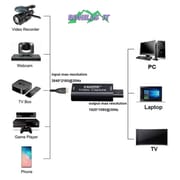 Video Capture Card 1080P Hdmi To Usb Usb 3.0 Video Capture Device Audio Video Recording for Streaming Phone Game Camera Live Stream Broadcast  hdmi capture_img_1