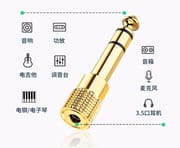 Stereo Audio Jack Converte 6.35mm to 3.5mm Stereo  & 3.5mm to 6.35mm Stereo  Audio / Aux Converter plug_img_4
