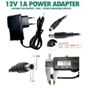 12V 1A Power Adaptor For Router Onu Camera Etc_img_0