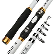 High-Performance 3.6m/12ft Premium Fishing Rod with Glossy White Finish - Carbon and Glass Fiber Build_img_3