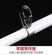 High-Performance 3.6m/12ft Premium Fishing Rod with Glossy White Finish - Carbon and Glass Fiber Build_img_6