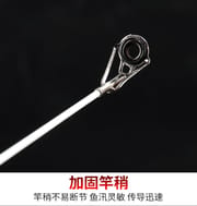 High-Performance 3.6m/12ft Premium Fishing Rod with Glossy White Finish - Carbon and Glass Fiber Build_img_8