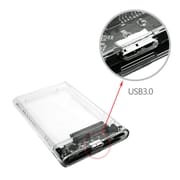 Clairlio 2.5 inch Plastic Transparent HDD SSD Case SATA 3 to USB 3.0 Hard Drive Enclosure 328077869_img_8