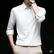 Micro stitch shirt- White (Premium)_img_2