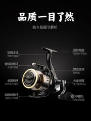 Metal Wheel Reel For Professional Fishing Experience_img_9