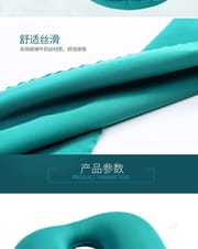 Pressing inflatable Neck Pillow Push Button Pillow Travel Pillow_img_4