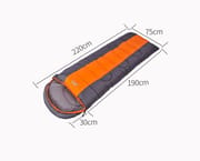 Outdoor Camping Comfort: Desert & Fox Sleeping Bag - 1kg Weight, Ideal for Temperatures Above +10 Degrees_img_6