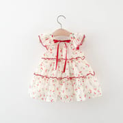 Baby Girls Summer Cherry Blossom Party Dress (6 to 36 months)_img_3