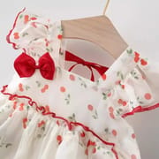 Baby Girls Summer Cherry Blossom Party Dress (6 to 36 months)_img_4