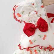 Baby Girls Summer Cherry Blossom Party Dress (6 to 36 months)_img_7