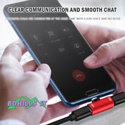 2 in1 Dual USB-C Type C Splitter Adapter to Charger and Headphone For Android US Alliance_img_0