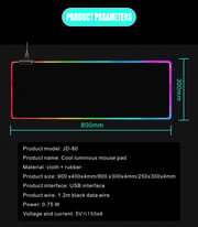 RGB Gaming Mouse pad - 12 x 10 inch_img_9