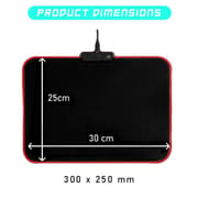 RGB Gaming Mouse pad - 12 x 10 inch_img_4