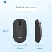 Philips Silent Mouse - Click Soundless, 2.4G Wireless, Model - M221_img_6