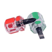2 PCS Cute Mini Phillips Screwdriver Set - Portable Small Radish Head Screwdriver Precision Clear Handle Repair Hand Tools_img_3