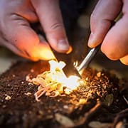 Start a Fire Anywhere with a Magnesium Flint Fire Starter - Big Size - Easy To use and Clean, A Unique Choice For Outdoor Survival_img_8
