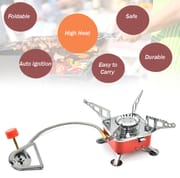 K202-B Card Type Portable and Foldable Camping Stove with Free Gas Can_img_2