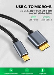 Micro B to Type C Cable -Portable Hard Disk HDD to Type C Cable - Type-C to USB 3.0 Micro B connector 5Gbps cable_img_12