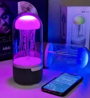 MAX-113 Jellyfish Bluetooth Speaker with LED Lights, 10W Stereo Sound, Bluetooth 5.2 & 6H Battery Life_img_1