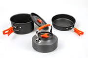 Camping Cookware - 2/3 Person Portable Outdoor Cooking Set with Kettle HK310_img_5
