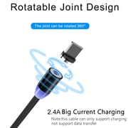 Magnetic Fast Charging Cable With Led Indicator - Type B / Type C / Type IOS - ( One cable + One head)_img_2
