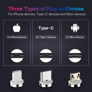Magnetic Fast Charging Cable With Led Indicator - Type B / Type C / Type IOS - ( One cable + One head)_img_9