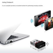 RTL8188 Wi-fi Network Card Mini Wireless USB wifi receiver | Adapter | 300mbps | Dongle |802.11BGN Network Card | 300 Mbps | 40m Range | USB 2.0 With CD  - Black - 286438000_img_5