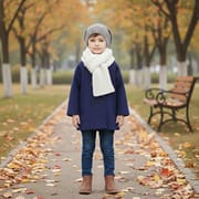 Kids Premium Winter Woolen Coat – Warm Double-Breasted Toddler Overcoat (1 to 5 years) for yours ANGEL_img_1