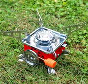 K202-A Card Type Portable and Foldable Camping Stove with Free Gas Can_img_1
