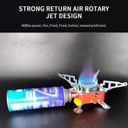 K202-A Card Type Portable and Foldable Camping Stove with Free Gas Can_img_5