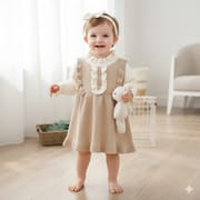 Baby Girls Knitted Soft, Stylish & Cozy Winter Dress (6 months to 5 years) for ANGEL_img_2