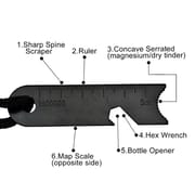 Emergency Survival Kit Magnesium Flint , Fire Starter Camping Gear/ Flint Fire Starter / Magnesium Flint /  Solid Wood Handle_img_4