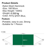 Nylon Net Hammock for Solo Relaxation - Single Occupancy Mesh Hammock_img_2