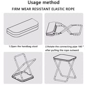 Aluminum Alloy Mini Folding Stool Chair for Camping and Outdoors / Fishing Chair_img_4